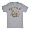 Mens Funny T Shirts Nut Today Sarcastic Squirrel Graphic Novelty Tee for Men