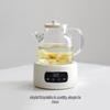 olayks 1,2L Vollglas Gesundheitswasserkocher CN-Stecker (Adapter enthalten)