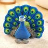 Spreads Tail Simulation Peacock Plush Toys PP Cotton Baby Peacock Plush Toys  Room Decoration