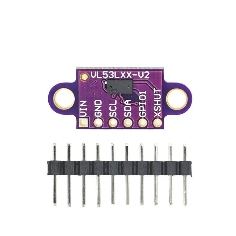 VL53L0X Time-of-Flight (ToF) Laser Ranging Sensor Breakout 940nm GY-VL53L0XV2 Laser Distance Module I2C IIC 3.3V/5V For Arduino