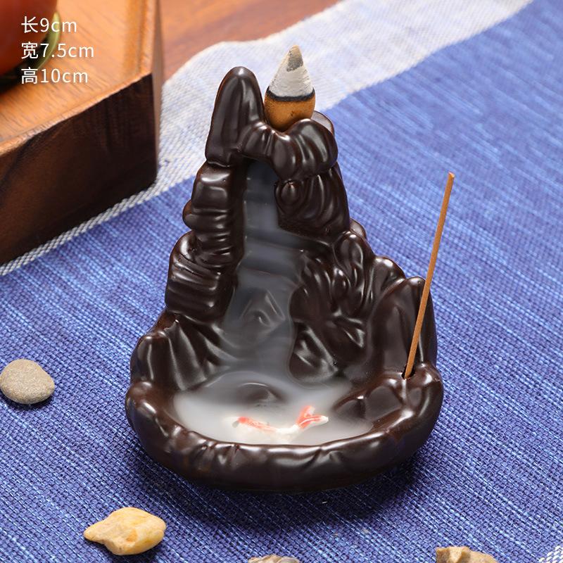 Creative Design Home Decor Ceramic Crafts Niche Special Zen Style Sandalwood Decorative Objects Crafts Gifts