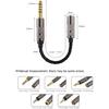 Okcsc Headphone Adapter 4.4mm Male To 3.5mm Female Adapter for 3.5mm Cable Connected To Balanced 4.4mm Player Device High Stereo Audio Converter OFC