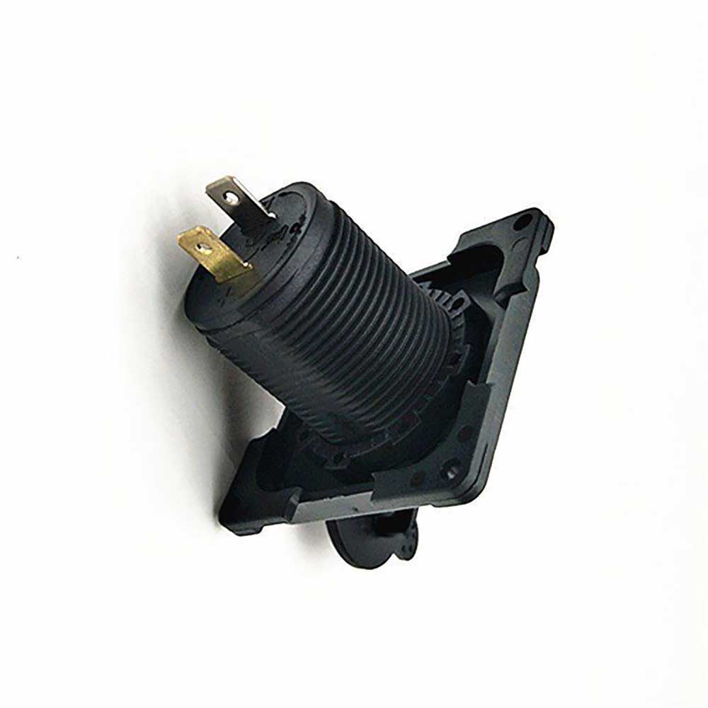 Dual USB Charger Power Socket Outlet Blue Light For Motorhome Camper RV Bus 12V