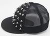 Men And Women'S Rivet Flat Hat, Punk Rock, Hip Hop Urban Street Style Stud Baseball Caps, Male, Female, Youth, Teenagers, Boys, Girls