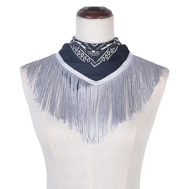 Cowgirl Bandanas Quasten Halstuch Bandanas Frauen Junggesellinnenabschied Bandanas Mode Cowgirl Junggesellinnenabschied Fransen Bandanas
