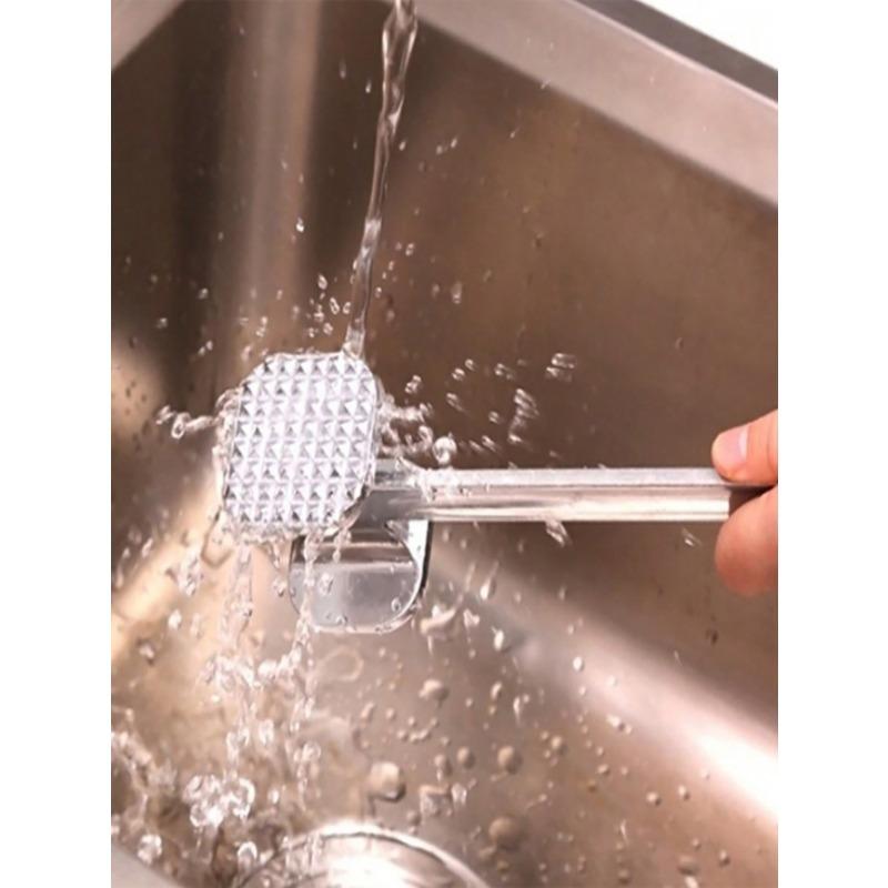 1pc Double-Sided Tenderizer Mallet Steak Hammer Aluminum Alloy Steak Cooking Tool Silver