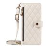 For Samsung Galaxy S26 Ultra Wallet Case with Straps, Rhombus Leather Stand Phone Cover