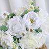 Water Drop Shape Bouquets Artificial Wedding Flowers Bridal Shower Bouquets for Special Occasion