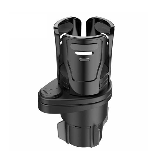 Auto Getränkehalter Expander 2-in-1 Dual Extender Verriegelungsfunktion 360 Grad
