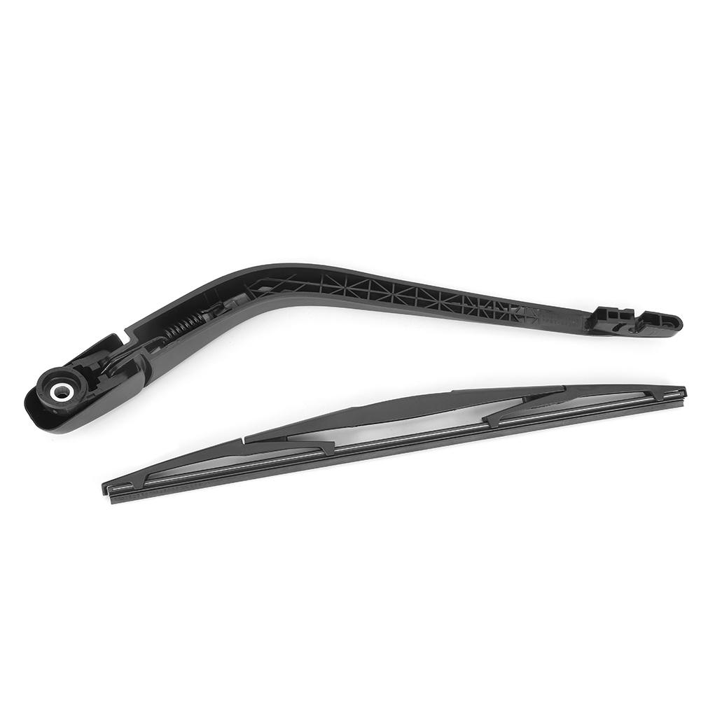 Svart Bakre Vindrutetorkararm & Blad Set Passar för Honda JAZz FIT 20022008