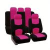 Universal 9-Piece Car Seat Cover Set for All Seasons - Fits Mexico, Europe, and America