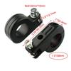 YIBO 38mm Clamp Bracket for Engine Highway and Harley Clamp Fits Most Motorcycles 1.5" Guards, Pegs, Brackets, (Black)