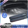 עבור BMW סדרה 5 F10 F11 F07 2010~2016 כיסוי פתח אוורור אחורי מתחת למושב רשתות פתחי מיזוג אביזרים לפנים של הרכב