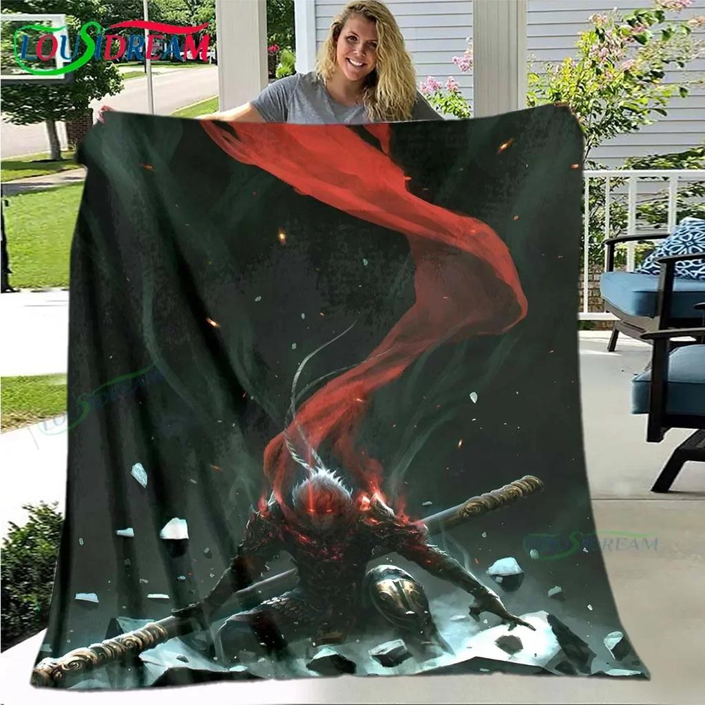 Role The Monkey King Printed Four Seasons Blanket Sofa Cover Travel Bed Plush Blanket Travel Office Break Blanket Birthday Gift
