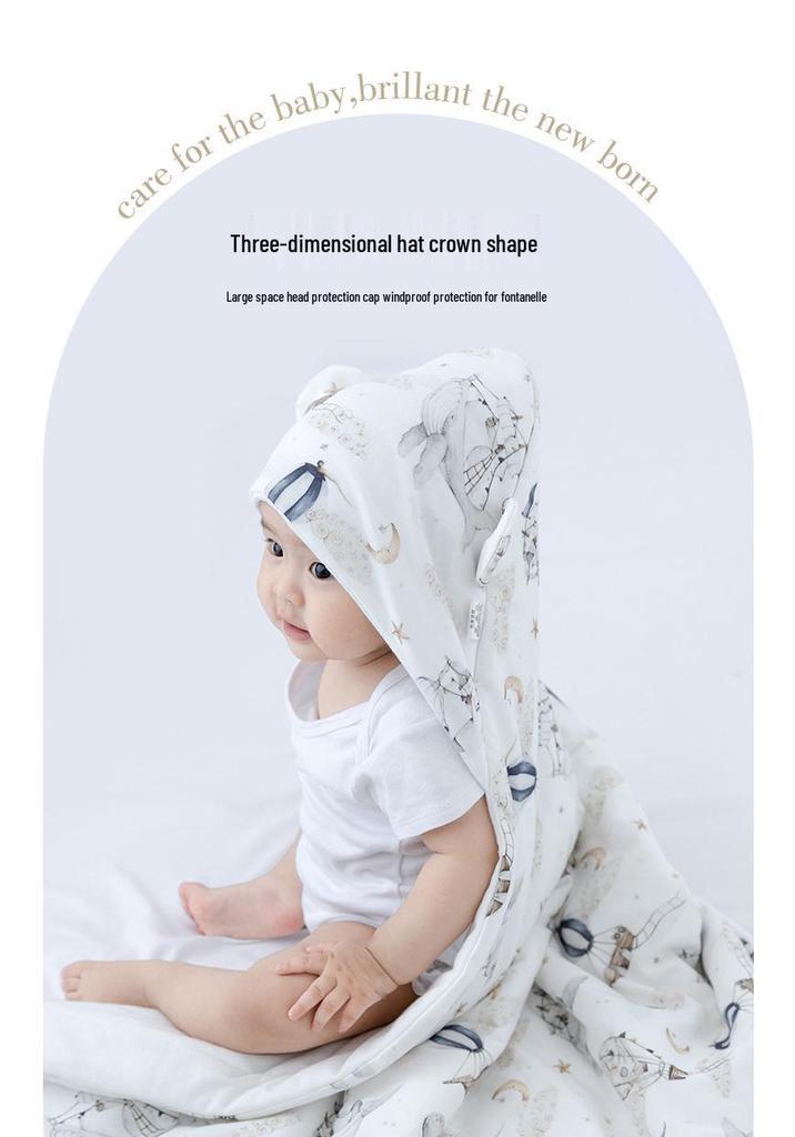 Newborn Mulberry Silk-Cotton Swaddle Blanket