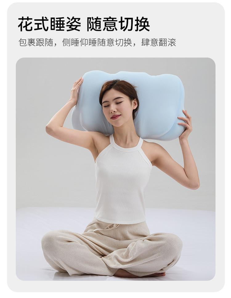Memory Cotton Deep Sleep Pillow Neck Protection Pillow for Male and Female Adults Neck Protection Sleep for Students Napping Memory Pillow Core