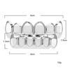 Hip Hop - Top and Bottom Removable Teeth Jewelry, Fashion Mouth Grill Accessory for Men and Women