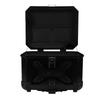 Motorcycle Top Case 45L Aluminum Alloy Handle Water Proof Anti Theft Lock System Universal Black