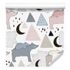 Teddy Bears In the Mountains Wallpaper for Living Room and Bedroom 50x1000