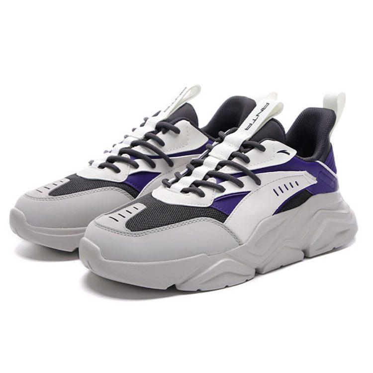 Anta Life Collection Textile, Synthetic Leather Slip Resistant, Abrasion Resistant, Breathable, Lightweight Low top 912038820-7