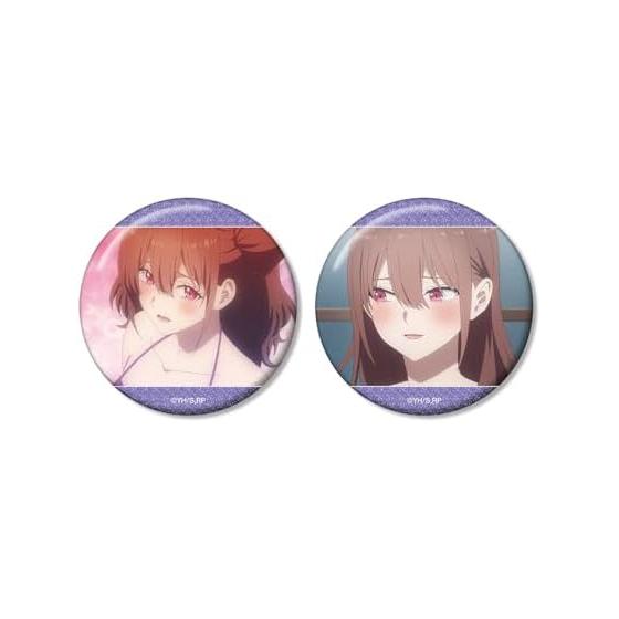 TV Anime 2.5D Seduction Tachibana Mikari Scene Photo Glitter Can Badge Set of 2