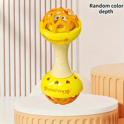 Baby-Doppelkopf-Klangspielzeug, in mehreren Farben erhältlich, hell und auffällig, von Babys geliebt, Weihnachtsgeschenk