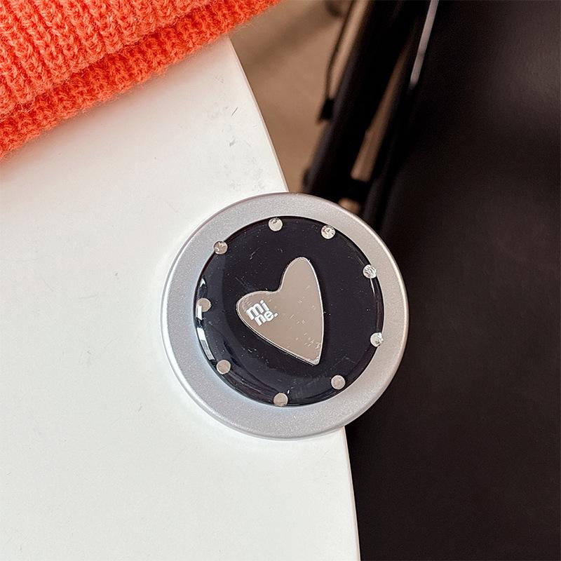 Bunter Liebe Herz Spiegel Handyhalter: Magsafe Magnetischer Aufkleber & Fingerring