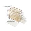 Clear Acrylic Eyelash Organizer with 5 Tiers for Makeup Vanity