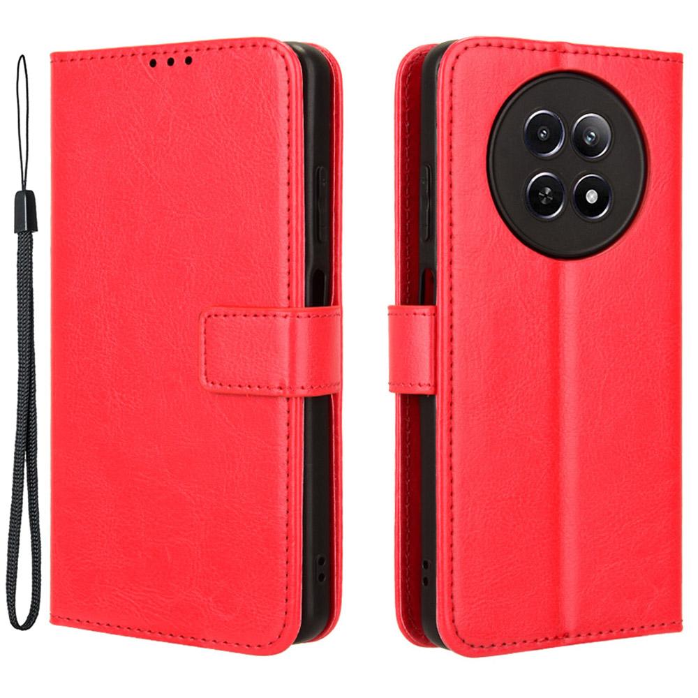 For Realme Narzo 70x 5G/C65 5G/Narzo N65 5G/13 5G/12 5G/12x 5G Wallet Case Crazy Horse Texture Stand Leather Phone Cover