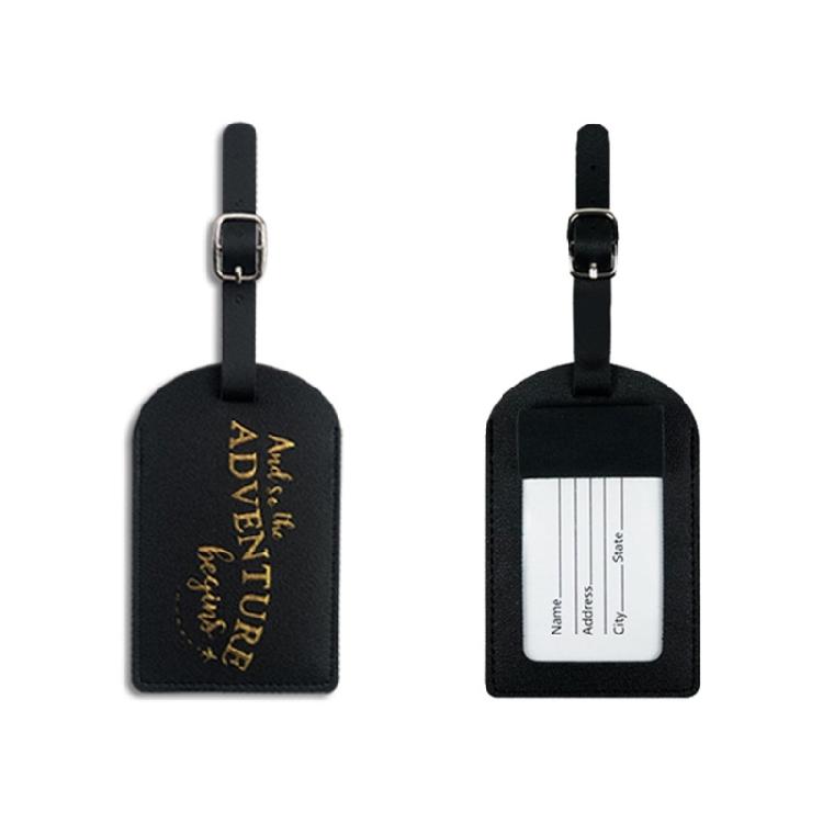 PU Leather Passport Holder Luggage Tag for Women Men Fashion Wedding Gift