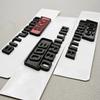 Car Styling Biturbo 800 900 Car Sticker Gloss Black Side Fender Emblem Decals For Mercedes Benz Brabus AMG Modified Accessories QV1
