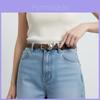 Leather Belt For Women With Irregular Design And Alloy Buckle Perfect For Casual And Office Wear