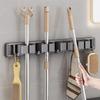 Wall-Mounted Mop and Broom Holder