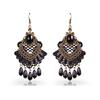 Halloween Jewelry Set for Women Gothic Black Lace Choker Necklace with Earrings