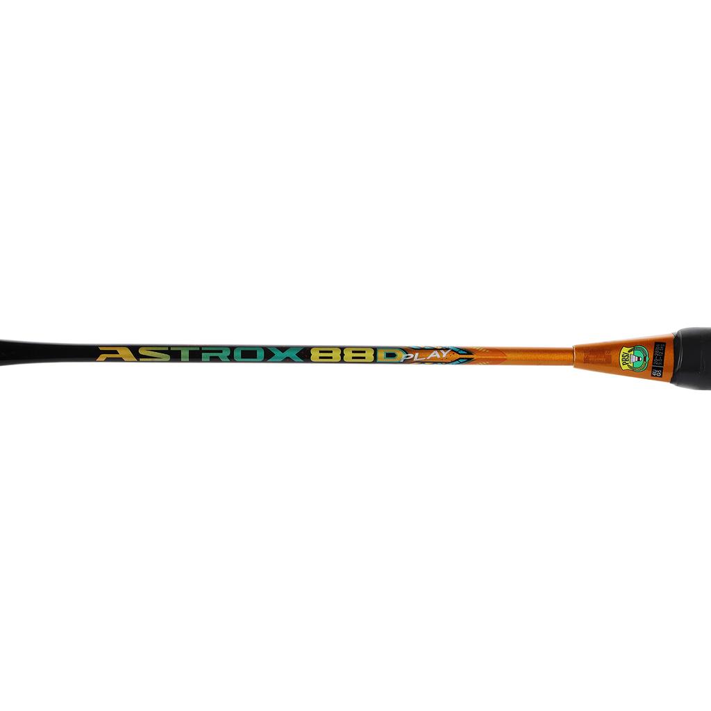 Yonex Astrox 88d Play Badminton Racket with Full Cover (Camel Gold) Material Graphite.