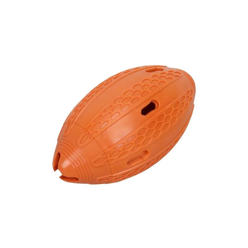 Durable Bite-resistant Rubber Dog Playing Puppy Chew Ball Safety Funny Football Dog Toy