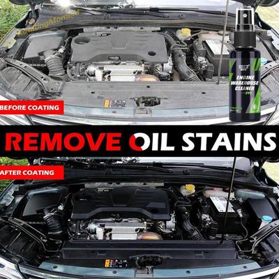 Limpiador de compartimento de motor (50/100/300 ml), sin enjuague, para almacén, portátil, para limpieza de vehículos, para el hogar, garaje, coches y camiones.