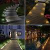 12x Solar Garden Lamp Ground Lamps LED Disc with Sensor