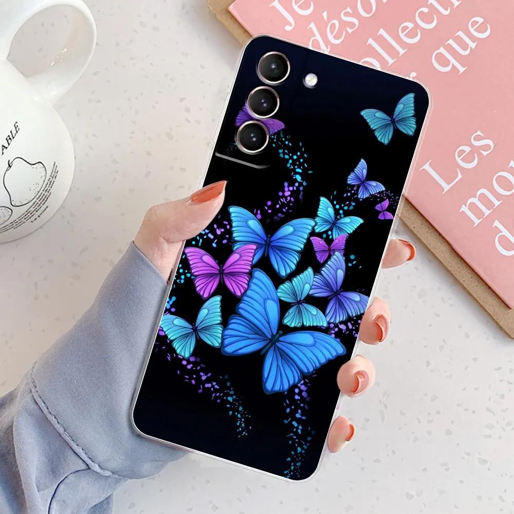 For Samsung Galaxy S21FE Case S21 Ultra 5G Cover Clear Soft Silicone Phone S21 FE Cases Fundas For Samsung S21 Plus Case Coque