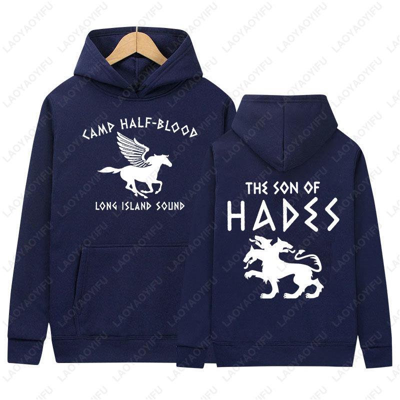 

Sudadera con capucha cc Camp Half Blood para hombre jersey de manga larga a la moda, sudaderas capucha informales de gran tamaño 3XL