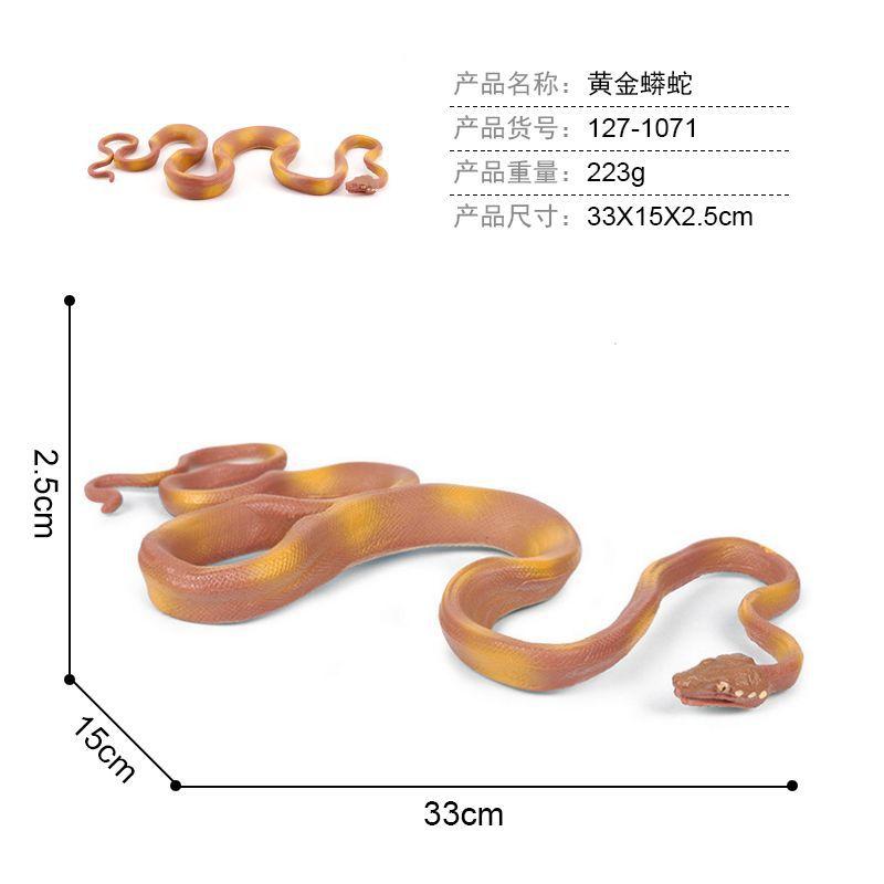 Gruselige realistische Schlangenmodelle für Kinder, Kobra Maisnattern-Figur, Lebendiger Wildpython, Perfektes Streichgeschenk