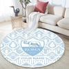 Tapis rond personnalisé AS Roma, Tapis pour salon, chambre à coucher, canapé, salle de jeux, Tapis de sol antidérapant