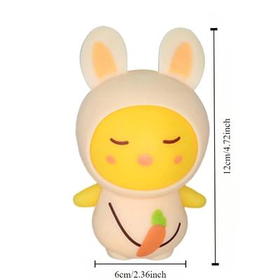 Rabbit Stress Balls Toy Bunny Squishy Stress Ball for Adults&Kids Fidget Sensory Toys Soft Bunny Squeeze Ball for Anxiety Relief