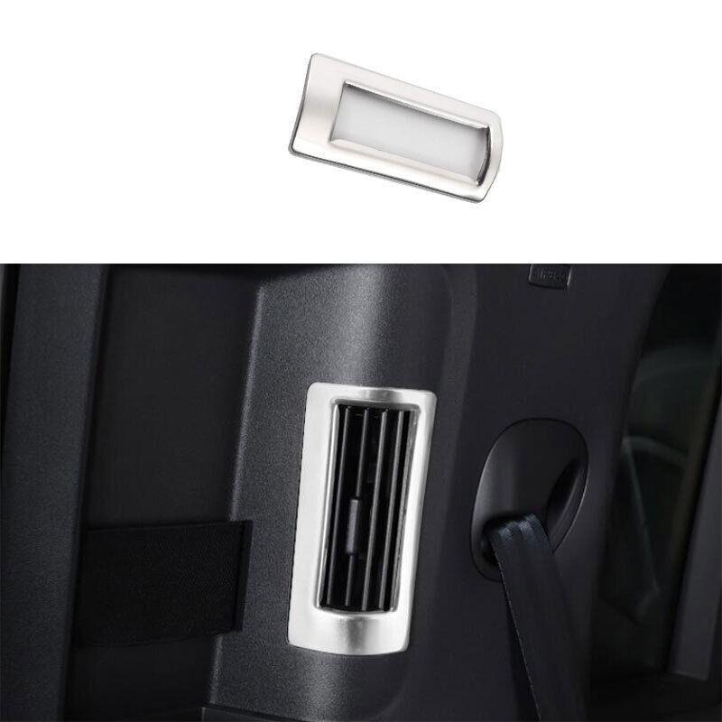 C Pillar Air Outlet Vent Cover Trim For Defender 110 - Silver