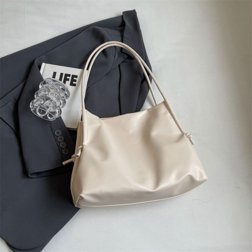 High Capacity Hand Bag Fashion PU Popular Tote Bag Trendy Temperament Shoulder Bag Female