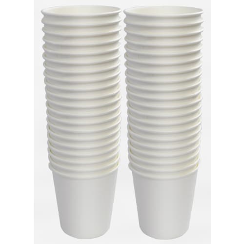 Insulated Paper Cups, Slightly Larger, 250ml, 20-Pack X 2-Pack, 40-Pack, HC-20