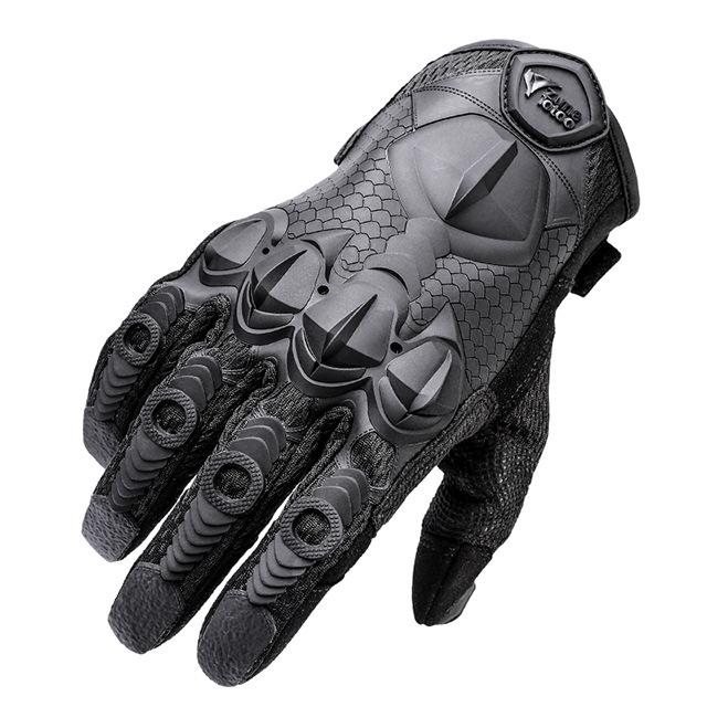 Tactical Gloves Unisex Summer Motorcycle Riding Cycling Touchscreen WearResistant Exoskeleton Full Finger Microfiber Outdoor Unisex&M чёрный