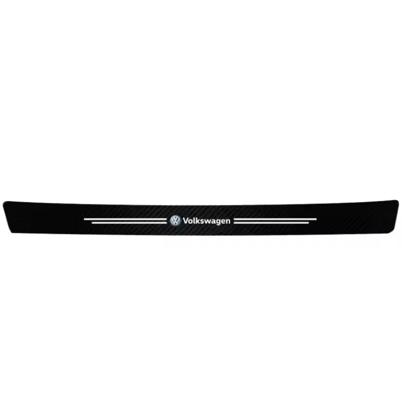 Auto Door Sill Carbon Fiber Car Sticker Protector Strip Waterproof Protect Film For VW GTI Polo Golf GTI Passat Tiguan Hub Cap