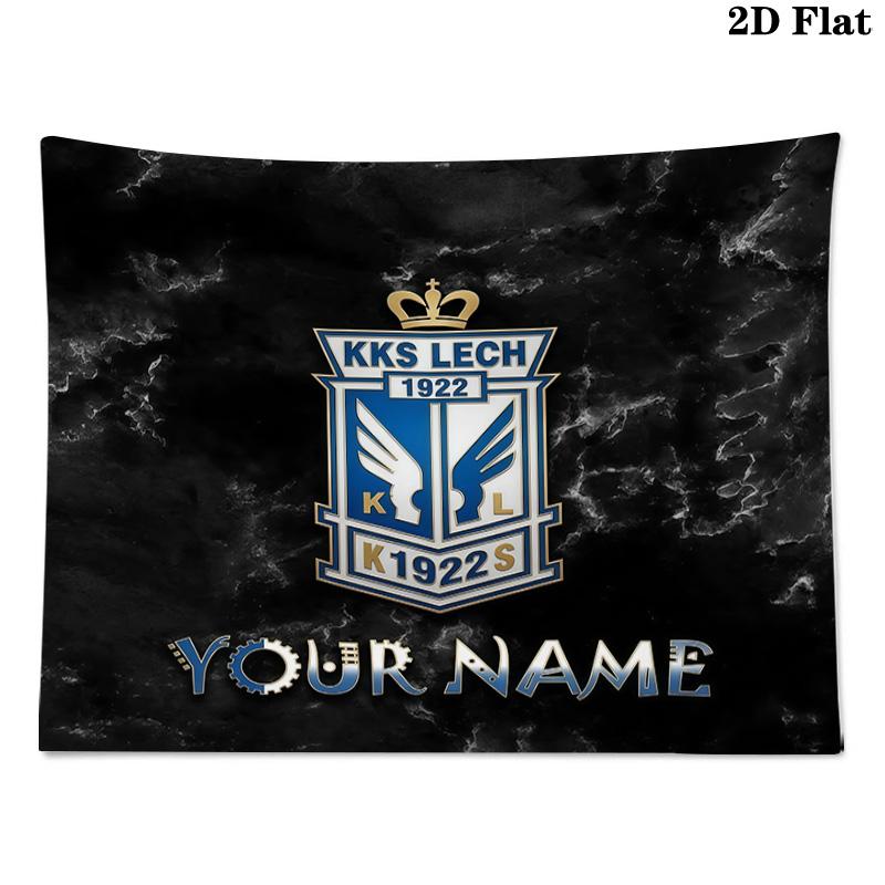 Custom Name Lech Poznan2 Printed Tapestry – Wall Hanging for Bedrooms, Dorms, and Home Decor