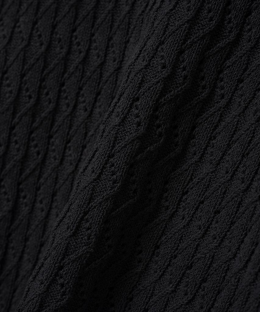 MILLO ARCHIVE Square Angle Round Knit [Black]